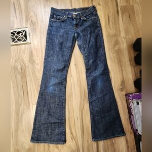 Citizens Of Humanity Dark Blue Flare Jeans